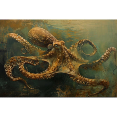 Acrylic Octopus Canvas